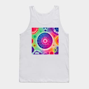 Tie Dye AI Art Tank Top